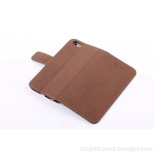 Classic Retro Leather PU Flip Mobile Phone Case For IPhone 6S